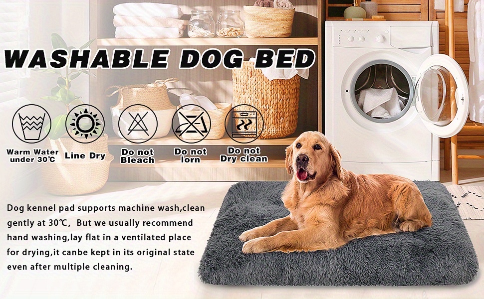 Wash Dog Dog Bed Dry Cleaners Washing Instructions Large Dog Crate