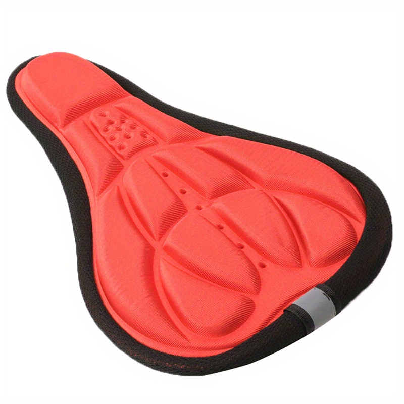 Silicone Bike Seat Cushion, Soft Gel Padded Bicycle Seat Cover, Men Women  Comfort Bike Fits For Exercise, Cycling, Spinning, Mountain, Road Bikes -  Temu