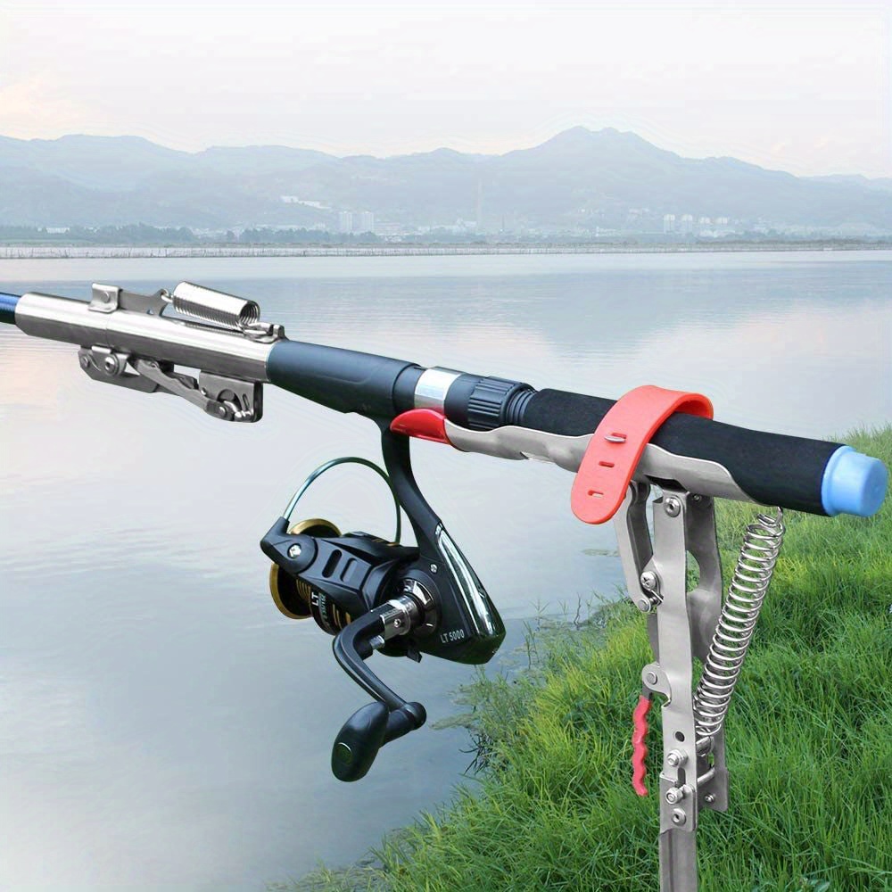 Adjustable Fishing Rod Holder Ground Inserted Fishing Pole - Temu