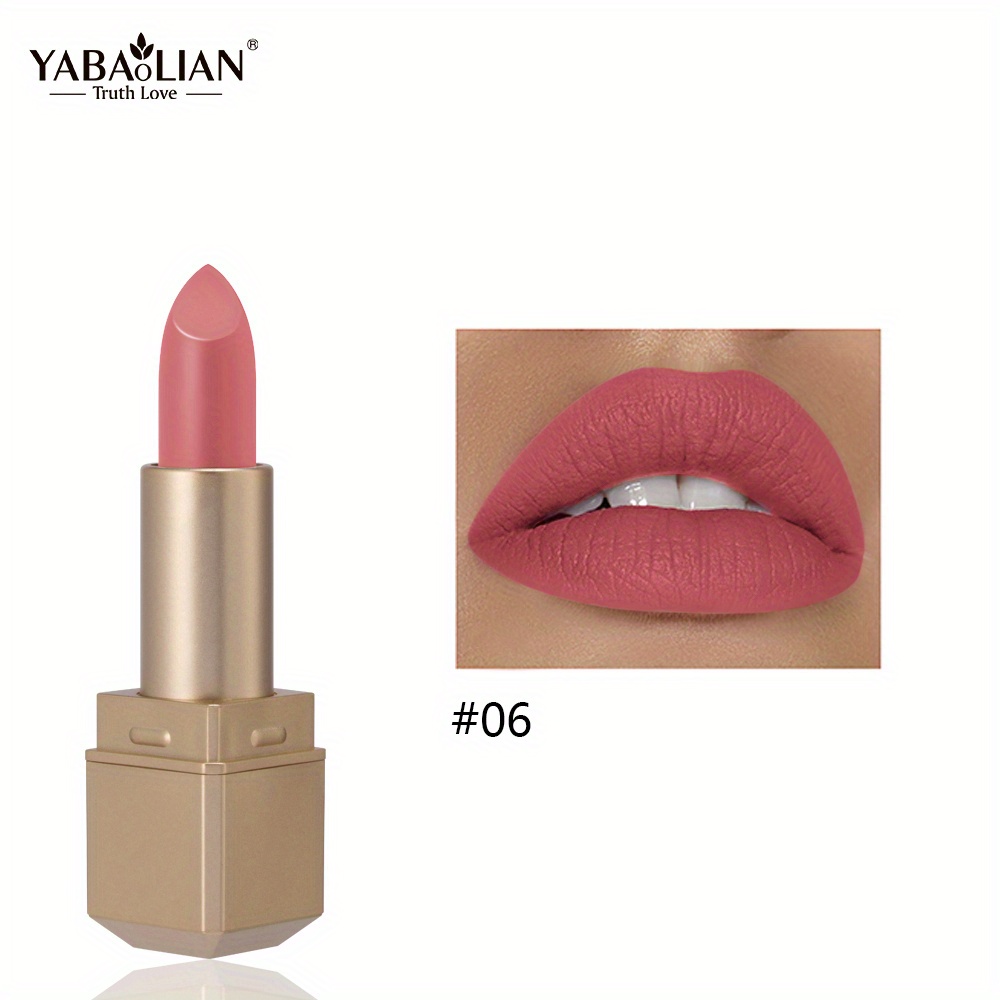 6 Matte Lipstick Set Waterproof Long Lasting High Pigment Lip Makeup