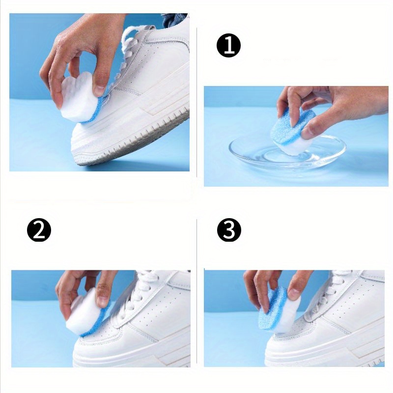 4pcs, Shoes Cleaning Tool, Magic Wipe For White Shoes, Nano Sports Shoes  Cleaning Sponge, To Clean And Brush Shoes, Sponge Wipe, Cleaning Supplies,  Cl