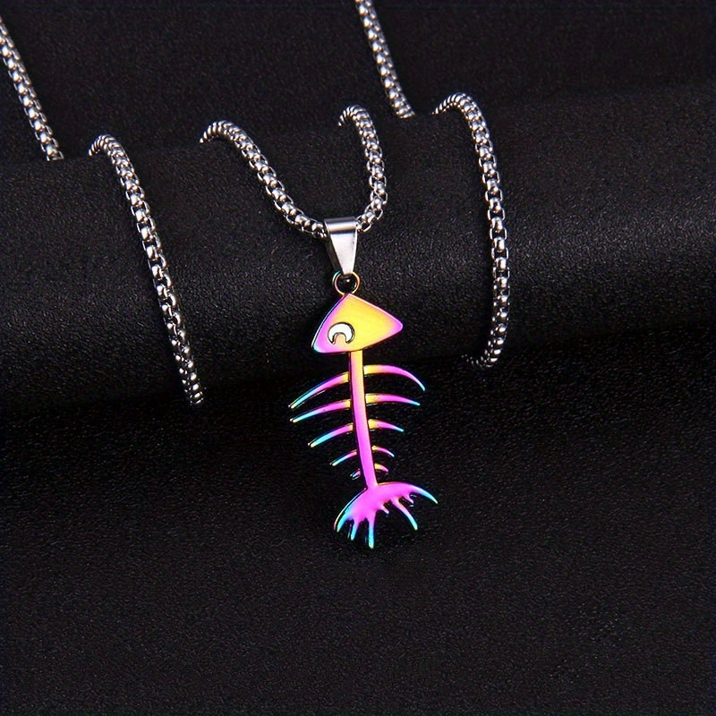 Men's Stainless Steel Ocean Series Pendant Necklace