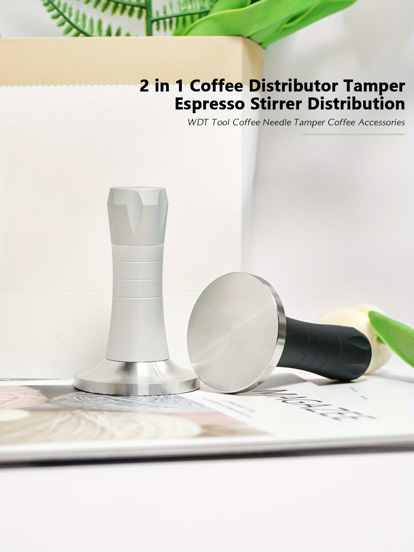 1pc Coffee Tramper Distribuidor Café Espresso Tamper - Temu