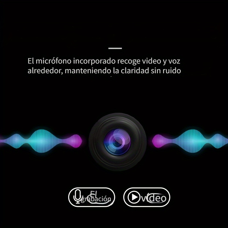 1pc Mini Cámara Micrófono Incorporado Mini Videocámaras - Temu Mexico