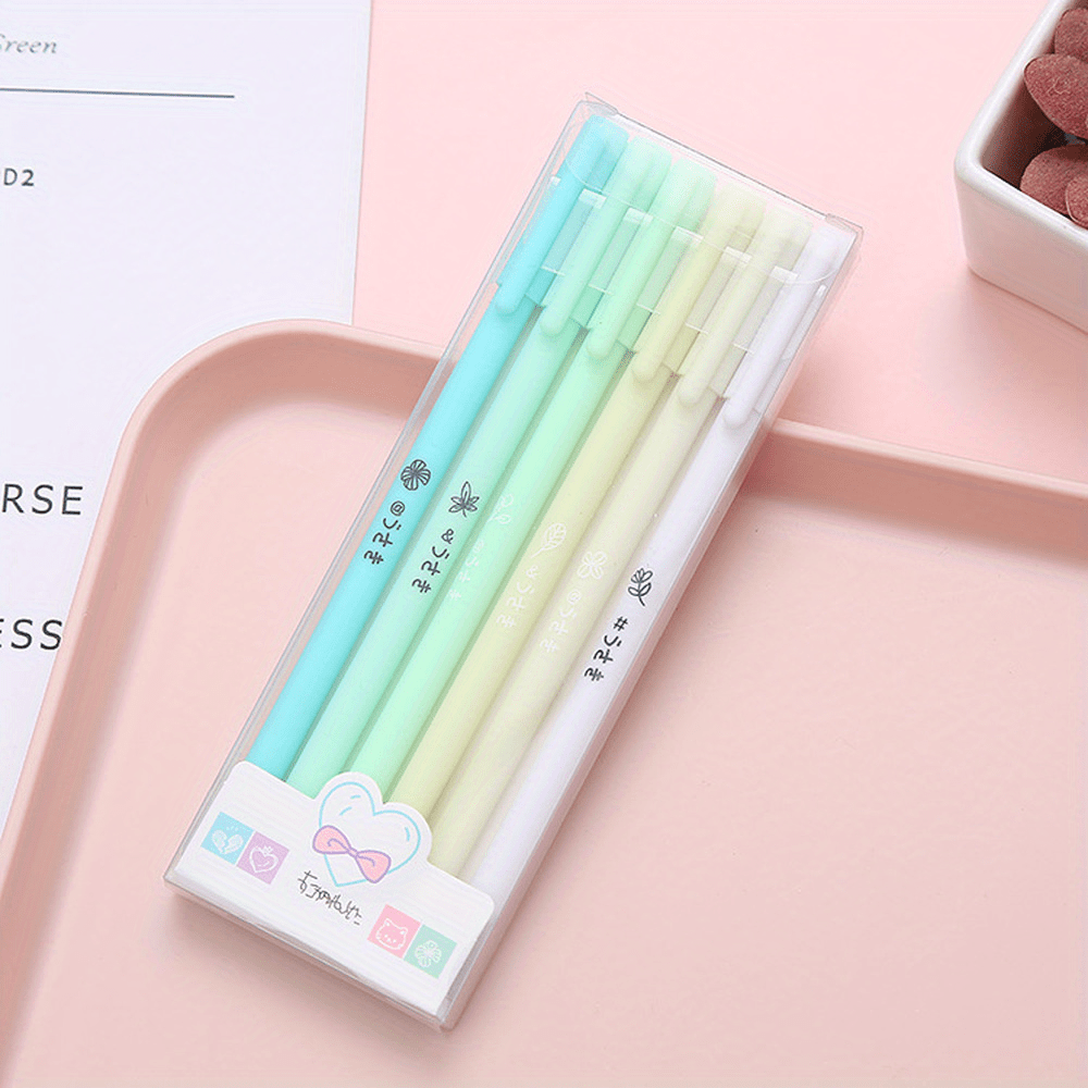 Morandi Colored Gel Pens Consistent Color Pen Core Pen Body - Temu