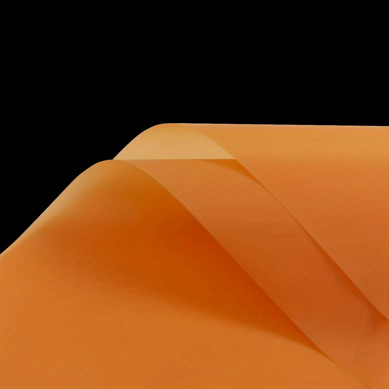 1.48 – Light Orange Waterproof (Thin) – Korean Style Wrapping Paper