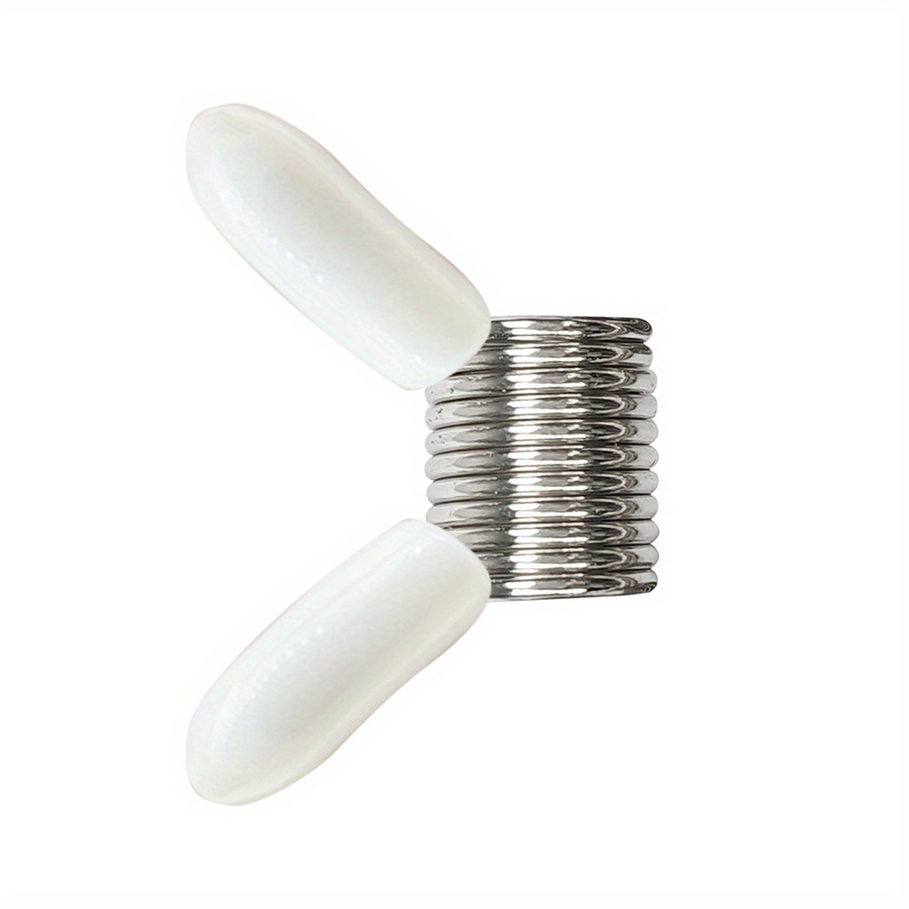 Stainless Steel Bead Stoppers With White Handle For Jewelry - Temu