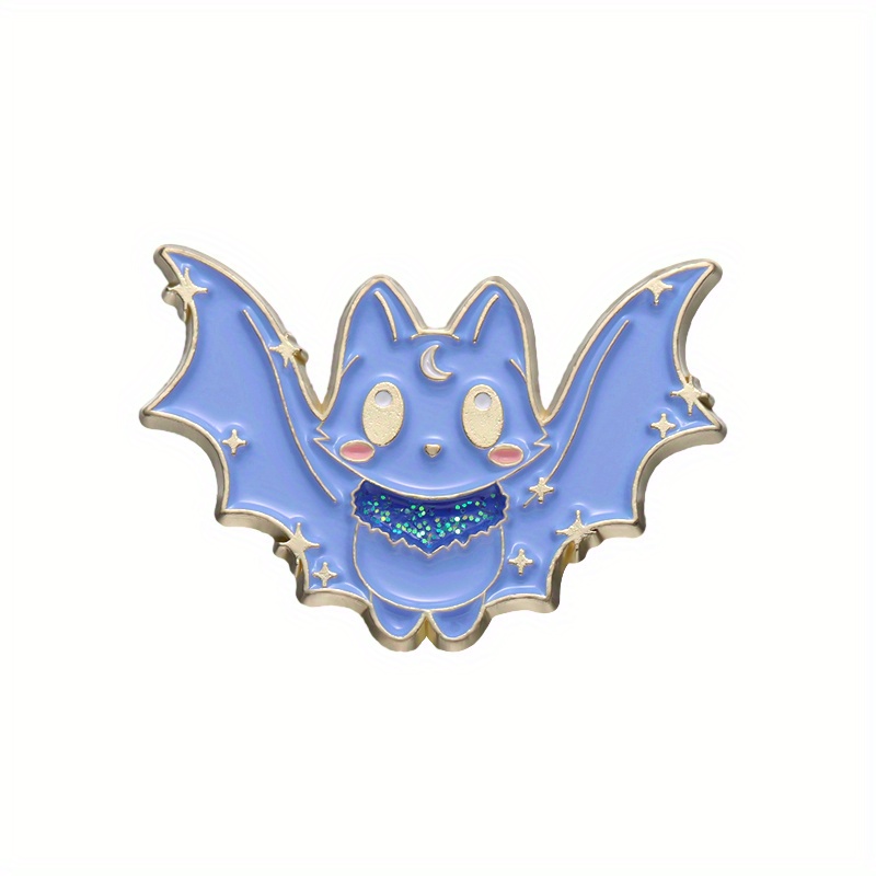 Starry Bat Enamel Pins - Mysterious Animal Jewelry Gift