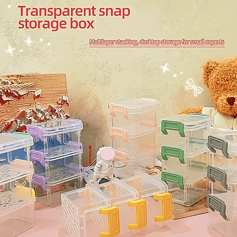 6 Pieces Mini Plastic Clear Beads Storage Containers Box for Collecting  Small Items, Beads, Jewelry, Business Cards, Game Pieces, Crafts (2.52 x  1.73