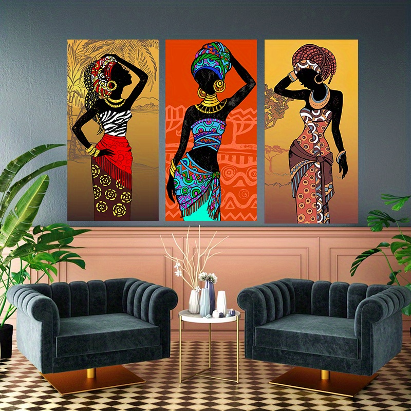 Buy4Wall かわいいアフリカガール スポーツルック デジタルペインティング キャンバス ウォールアート プリント 漫画 子供 子供部屋 アフリカ系アメリカ人 ホー 黒人カウガールPNGクリップアート、アフリカ系アメリカ人ロデオ