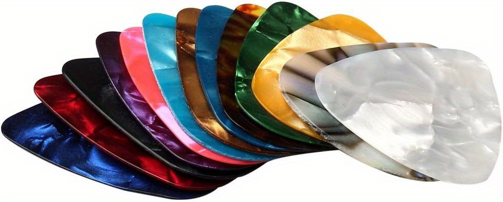 Upgrade Your Guitar Playing with 15/30/60pcs of 0.46mm Thickness Guitar/Ukulele Picks - Suitable for Bass, Electric & Acoustic Guitars!