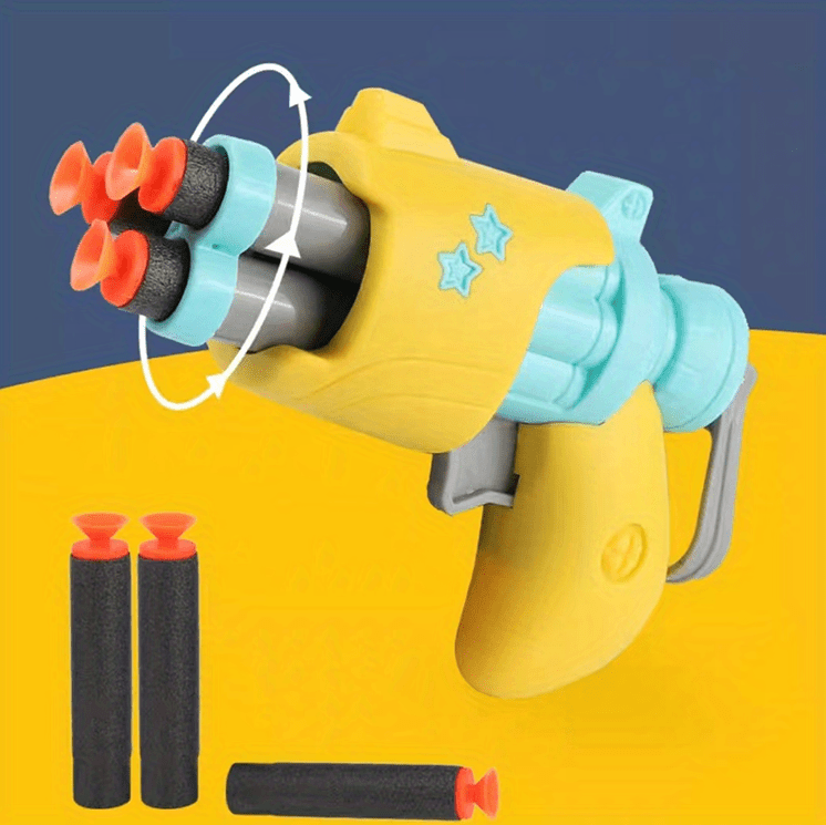 Toy Mini Gun Hand Soft Bullet Can Be Loaded With Three Temu
