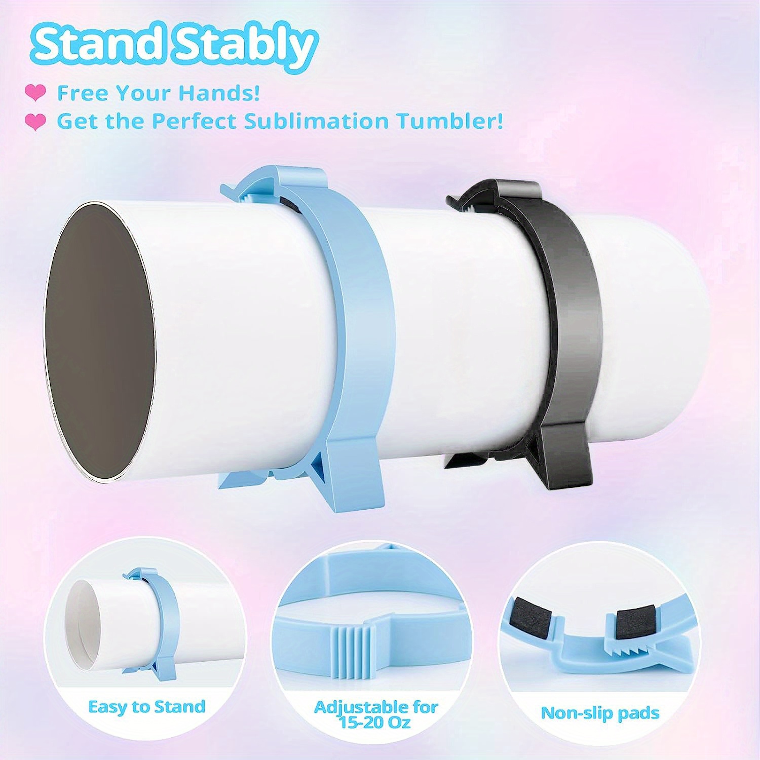 Easy Grip Metal Sublimation Tumbler Clamps For Skinny - Temu