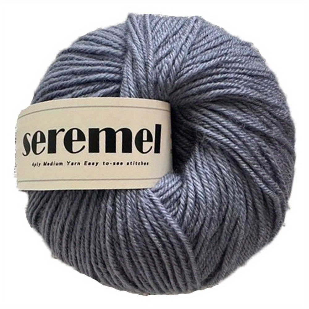 4 ply Soft Acrylic Yarn Solid Color Soft Yarn For Crocheting - Temu