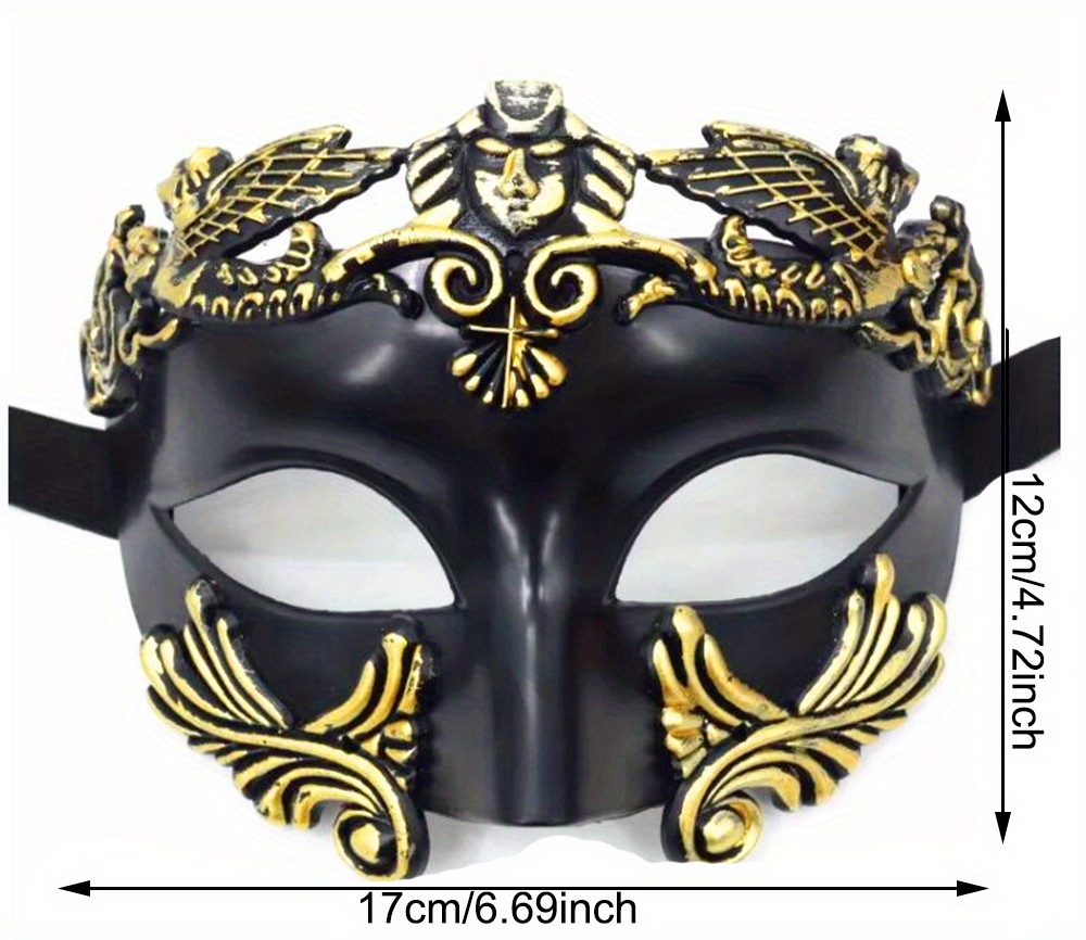 Men's Masquerade Masks Ancient Greek And Roman Mythology - Temu