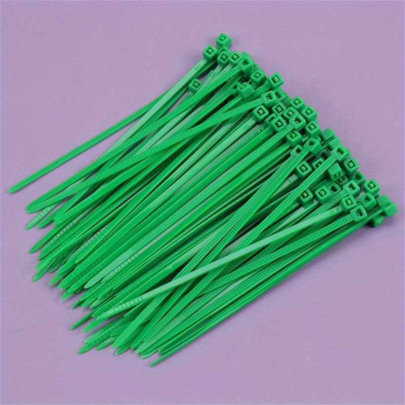 100Pcs Self-locking Nylon Plastic Wire Binding Cable Ties Fastener Wraps  Strap