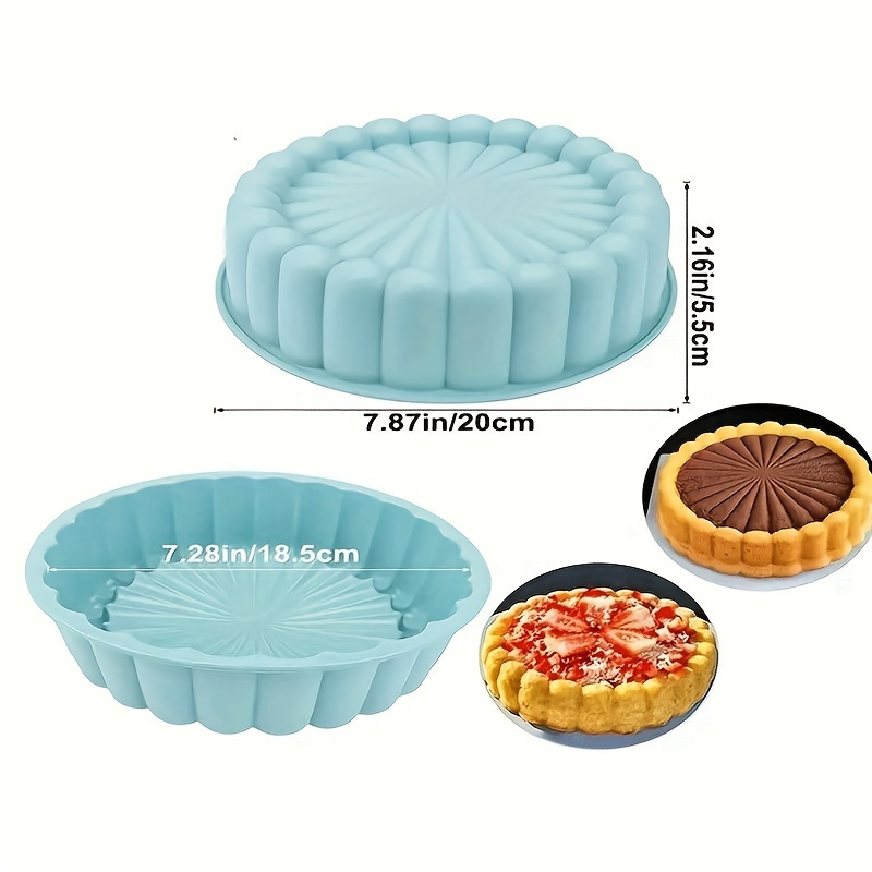 Acheter Grand moule à gâteau en silicone moules à dessert grands moules à  pâtisserie style tournesol ( )