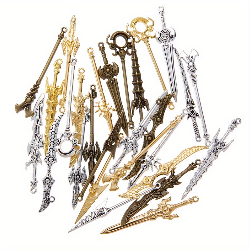 Wholesale Bookmark Antique Swords Knife Creative Charms Silver Pendants DIY  Craft Office School Supplies From Lqingzhaoo, $6.92