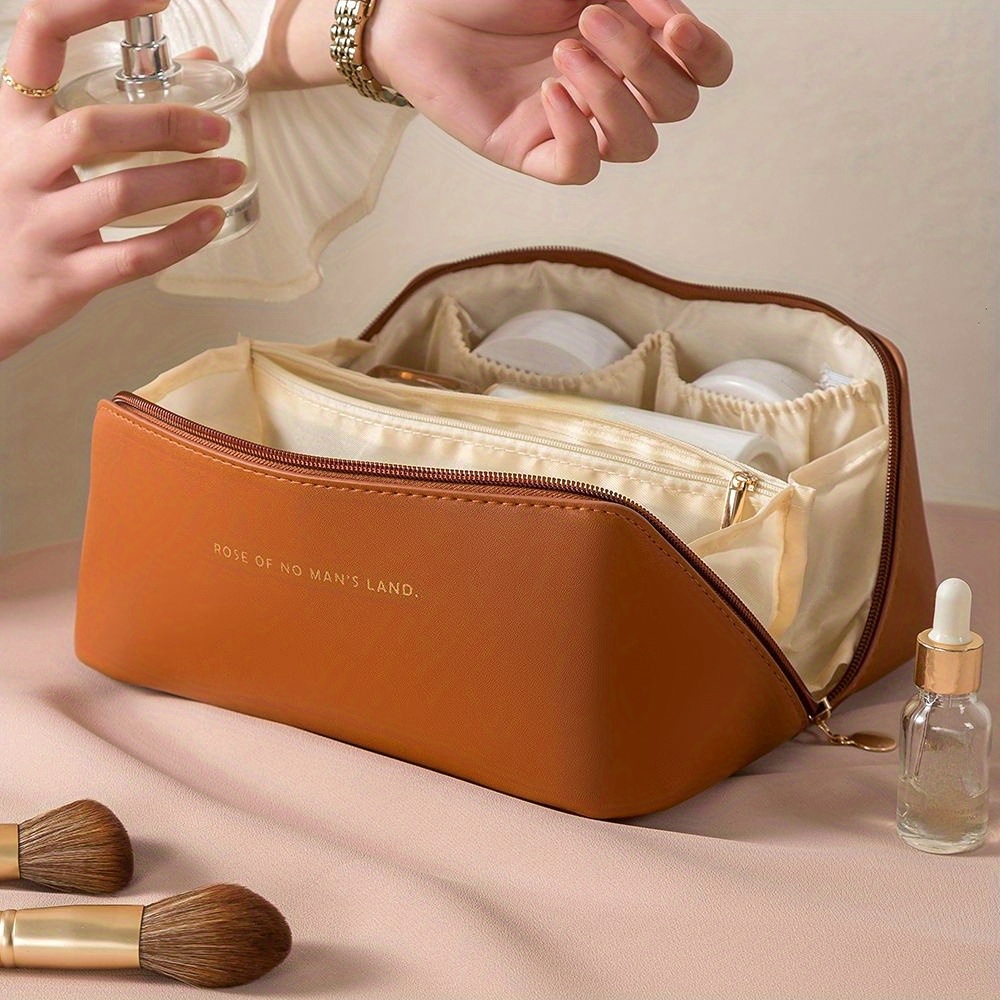  FENGDONG Makeup Toiletry Bag Portable Cosmetic Bag
