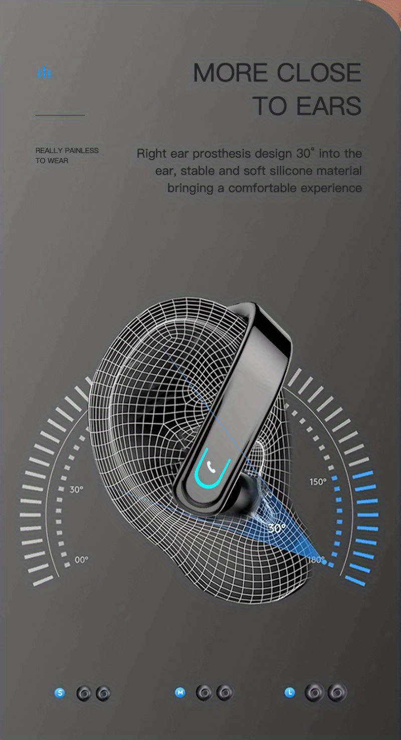 Wireless Single-Ear Headphones