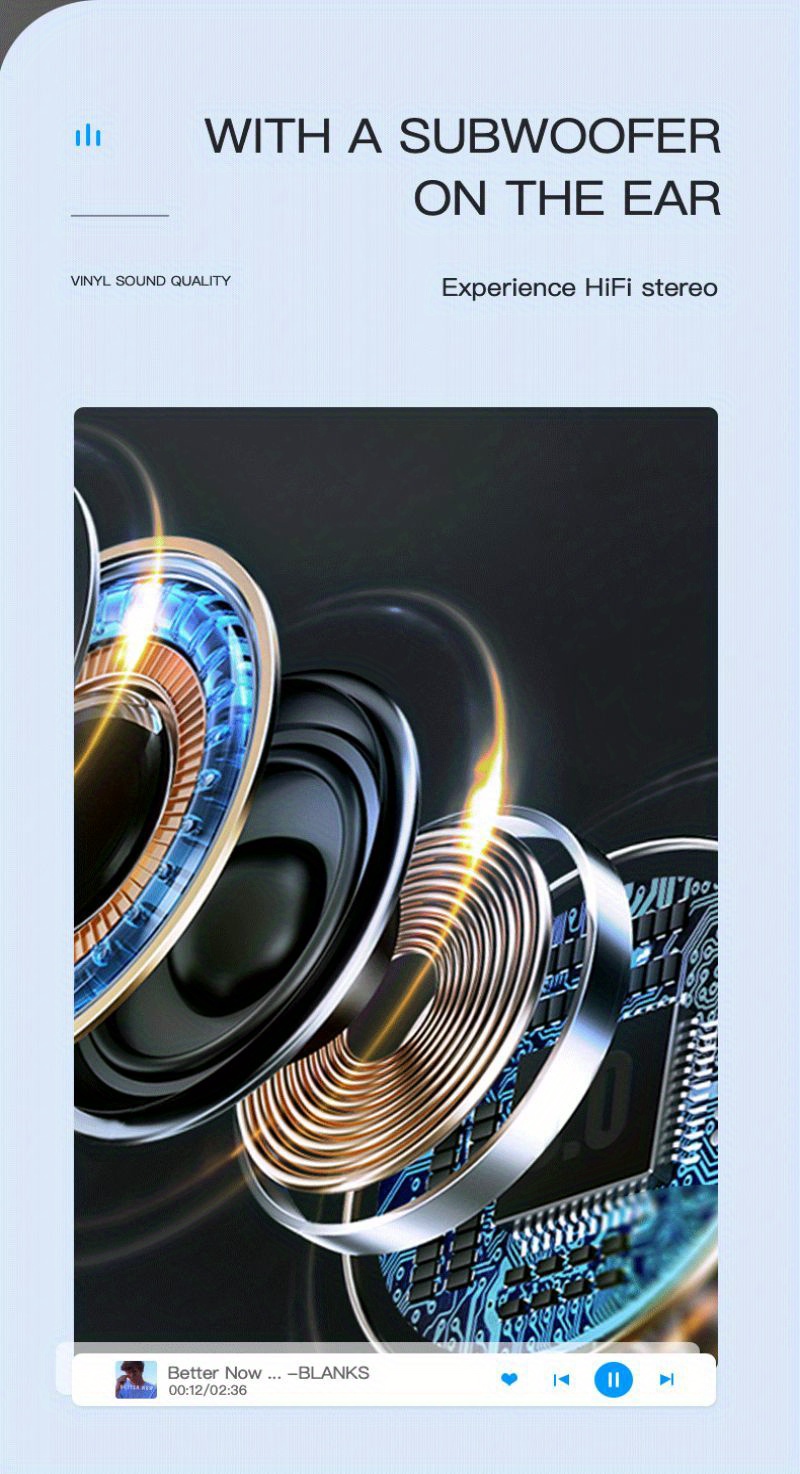 Wireless Single-Ear Headphones