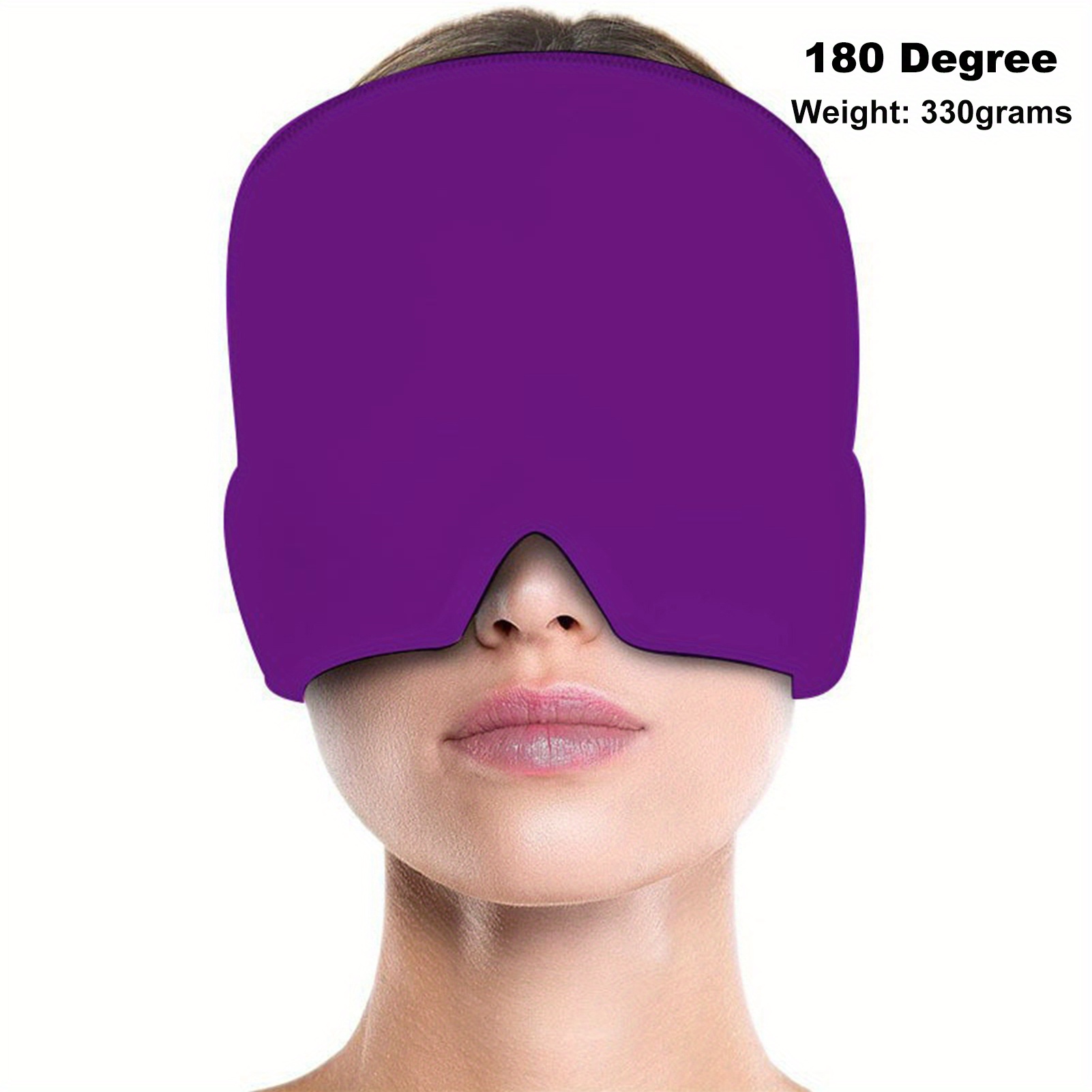 Gorro Calmante De Migraña De 360° Envoltura De Cabeza De - Temu