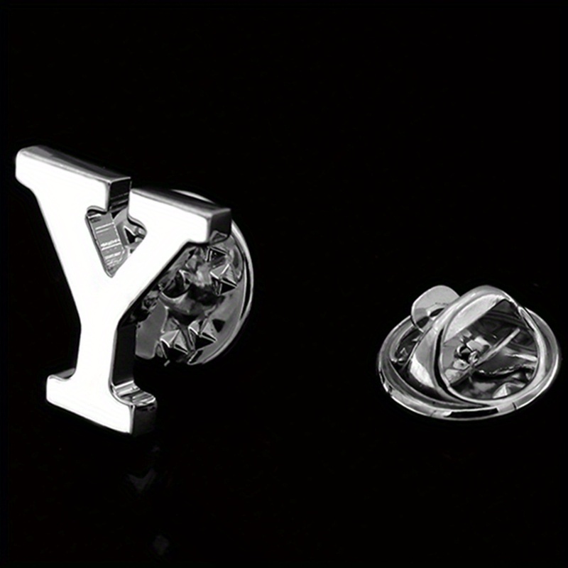 Louis Vuitton Silver Color Pin Men Brooch