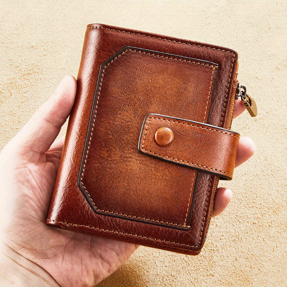 Women Genuine Leather Wallet Rfid Credit Card Holder Multifunction
