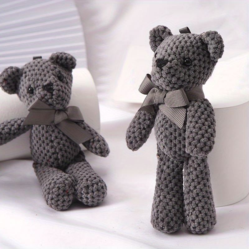 1pc Handmade Stuffed Bear Plush - Realistic 15cm/5.9