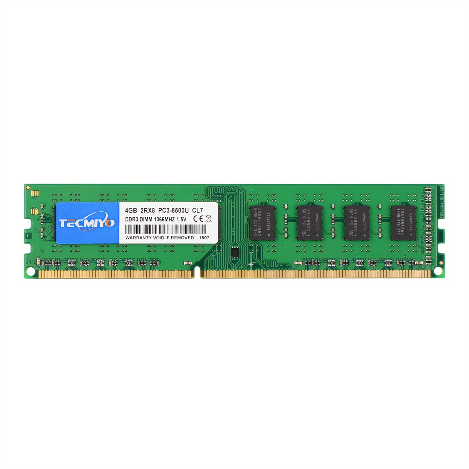 Pc3 8500u 4gb Ram Ddr3 1066mhz 4gb Ddr3 1066mhz Udimm Pc3-8500 Cl7