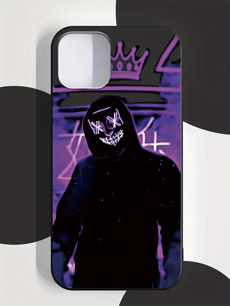 stylish monster in hoodie phone case for iphone 15 14 13 12 11 pro max xs max x xr details 1