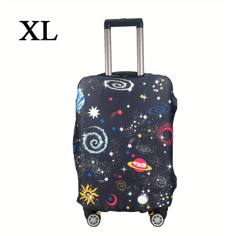 Space Pattern Luggage Case Cover Elastic Protector Travel