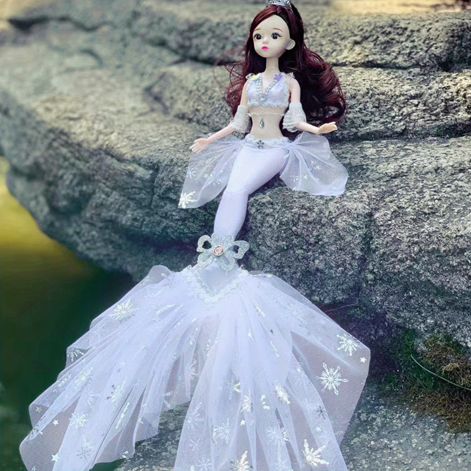 Beautiful Princess Mermaid Doll Girl Birthday Gift Toy Play - Temu