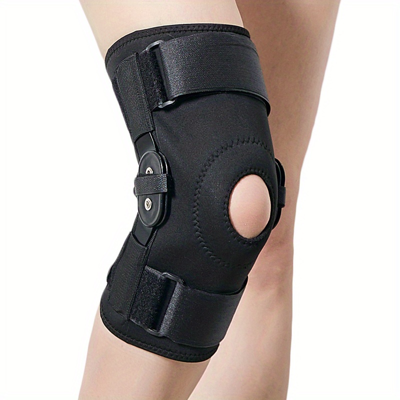 Hinge Adjustable Hinged Knee Brace Black Men Women Best Knee - Temu Canada