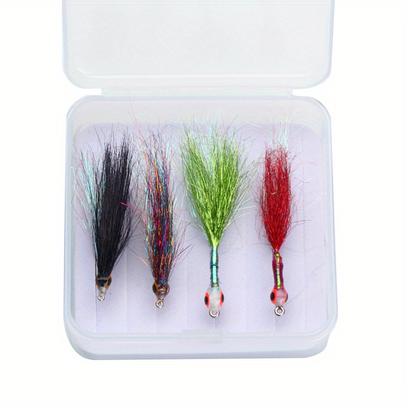 Hand Tied Fly Fishing Assortment Fly Box Dry/wet - Temu Canada