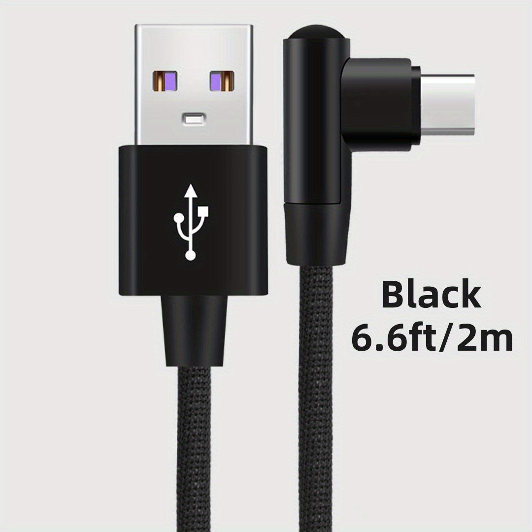 USB-C to USB-C Cable (2m / 6.6ft, Black)