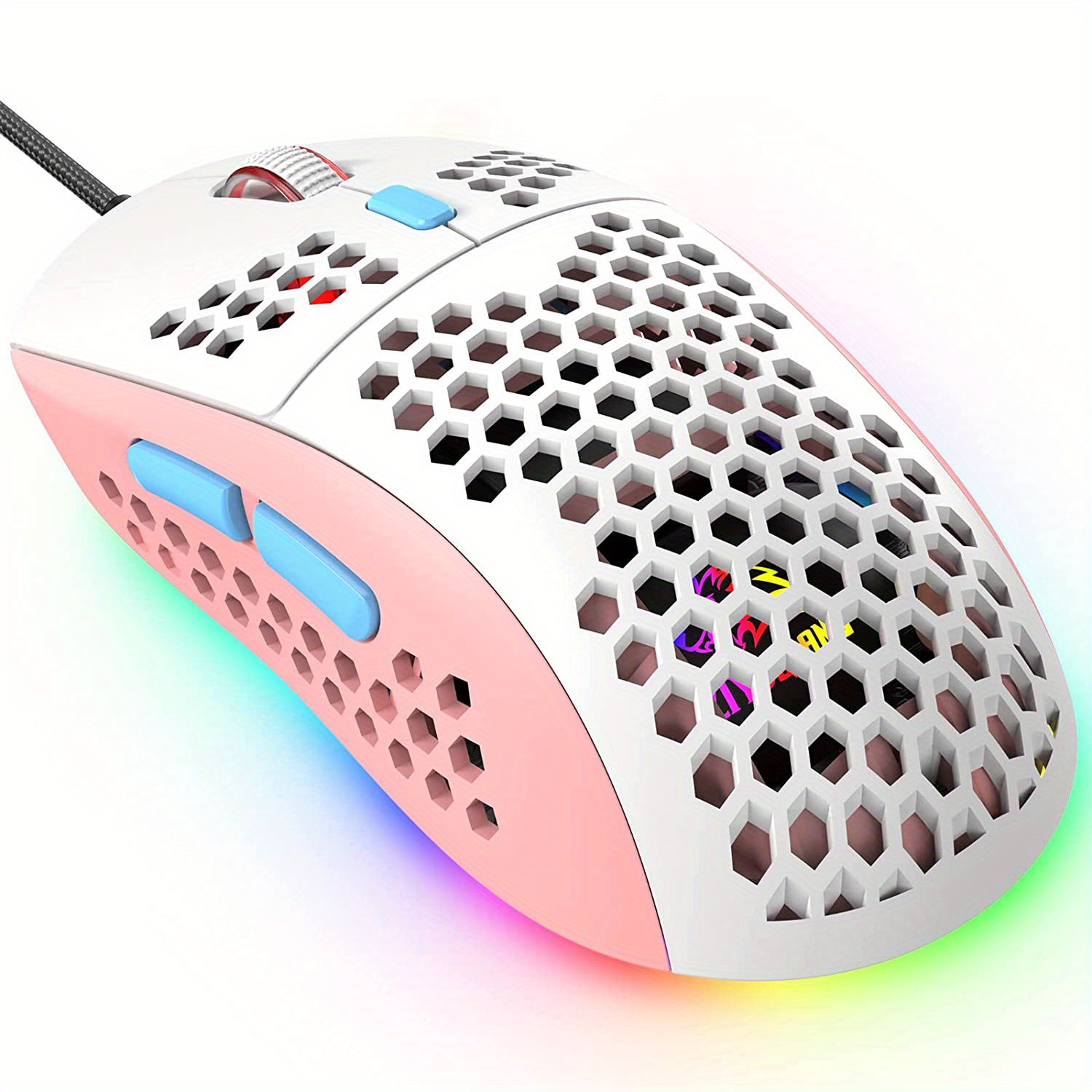 383 Ultralight Wired Gaming Mouse Lightweight Honeycomb - Temu