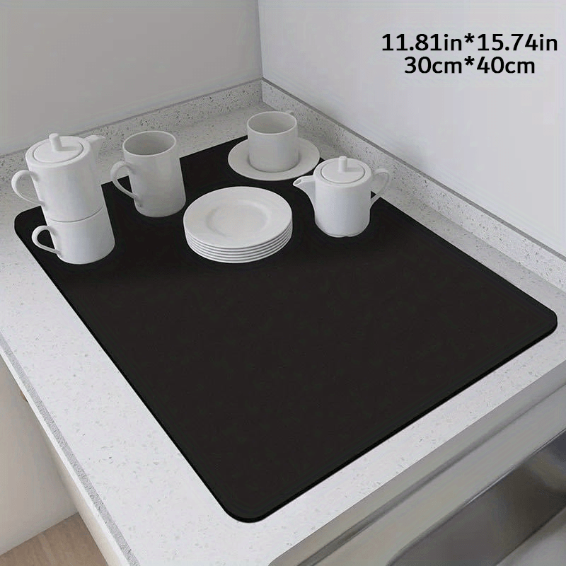Urinal Mats  Countertop Dish Cup Drying Mat Kitchen Tableware Draining  Pad Absorbent Printed Coffee Machine Drain Mat Table Placemat Decor Z0502  From Make04, $4.06
