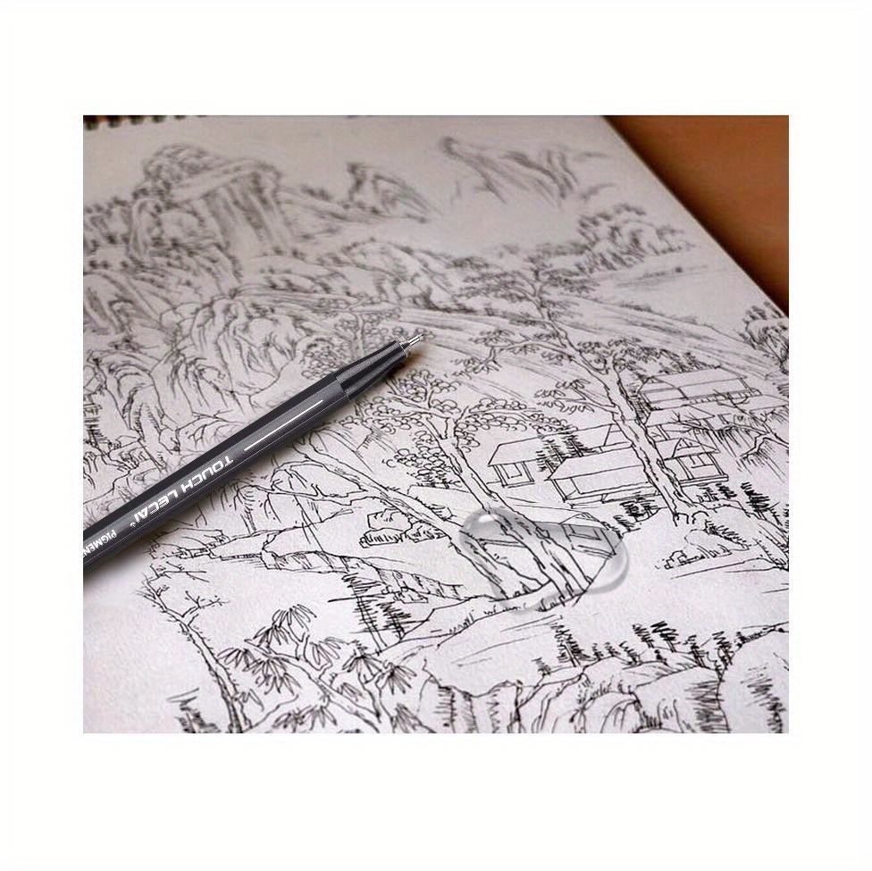 Drawing Pens 12-Pack, Art Pens Anime Pens Sketch Pens Precision Multiliner