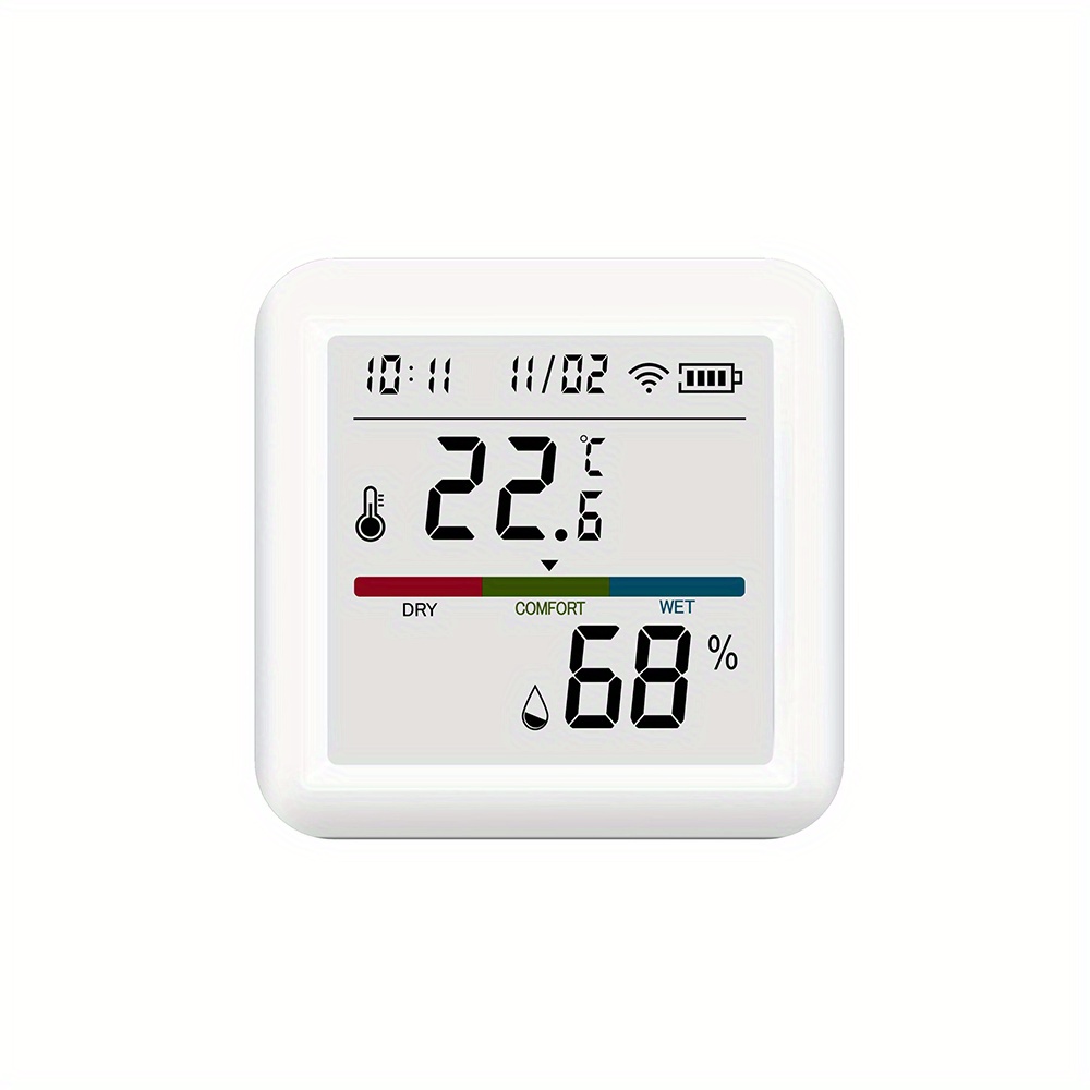 Tuya WiFi thermomètre numérique LCD affichage capt – Grandado