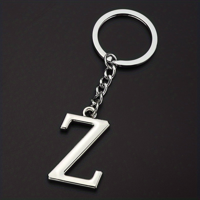  Initial Letter Keychain Alphabet Key Rings Stainless