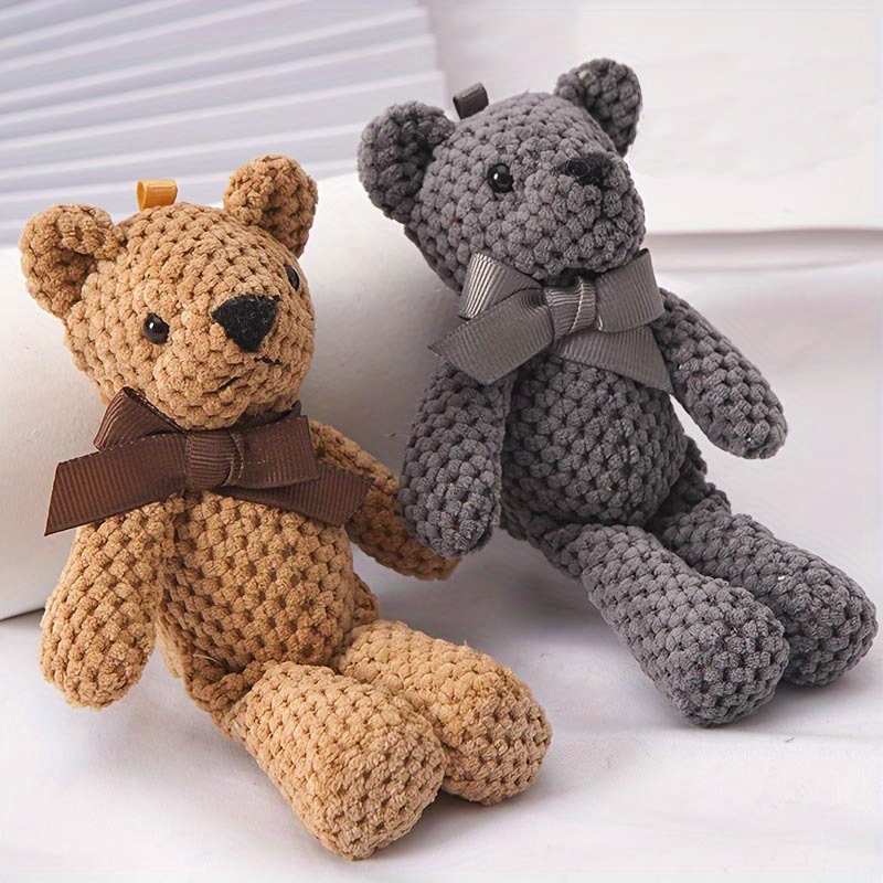 1pc Handmade Stuffed Bear Plush - Realistic 15cm/5.9