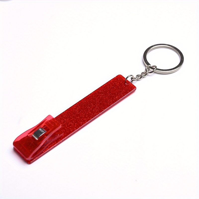 Card Grabber Keychain for Long Nails