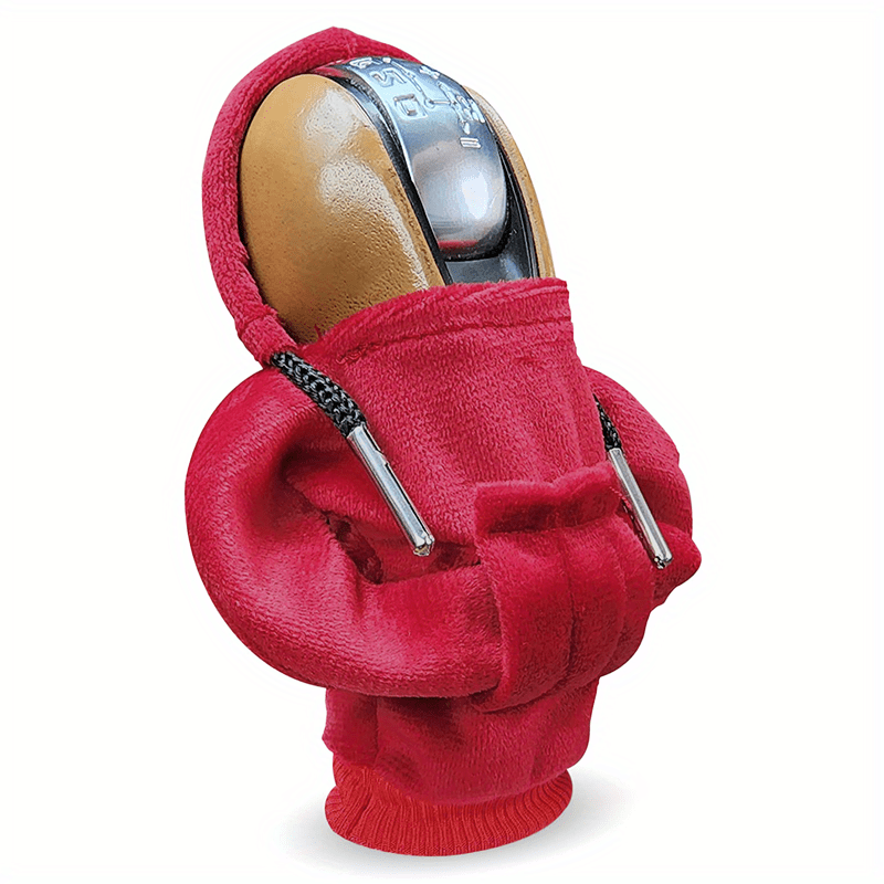 ATORSE Automotive Gear Shift Knob Cover Funny Hoodie Cool Shifter Knob  Hoodie Cover Red : : Car & Motorbike