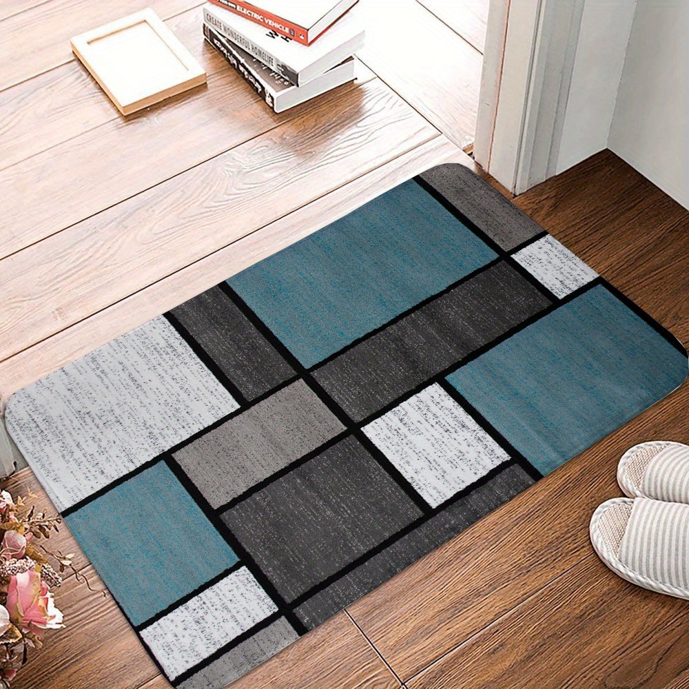 1  thickened kitchen floor mat non slip oil proof floor mat waterproof runner rug dirt resistant floor carpet machine washable entrance doormat   room laundry bathroom water absorbing floor mat room decor details 5