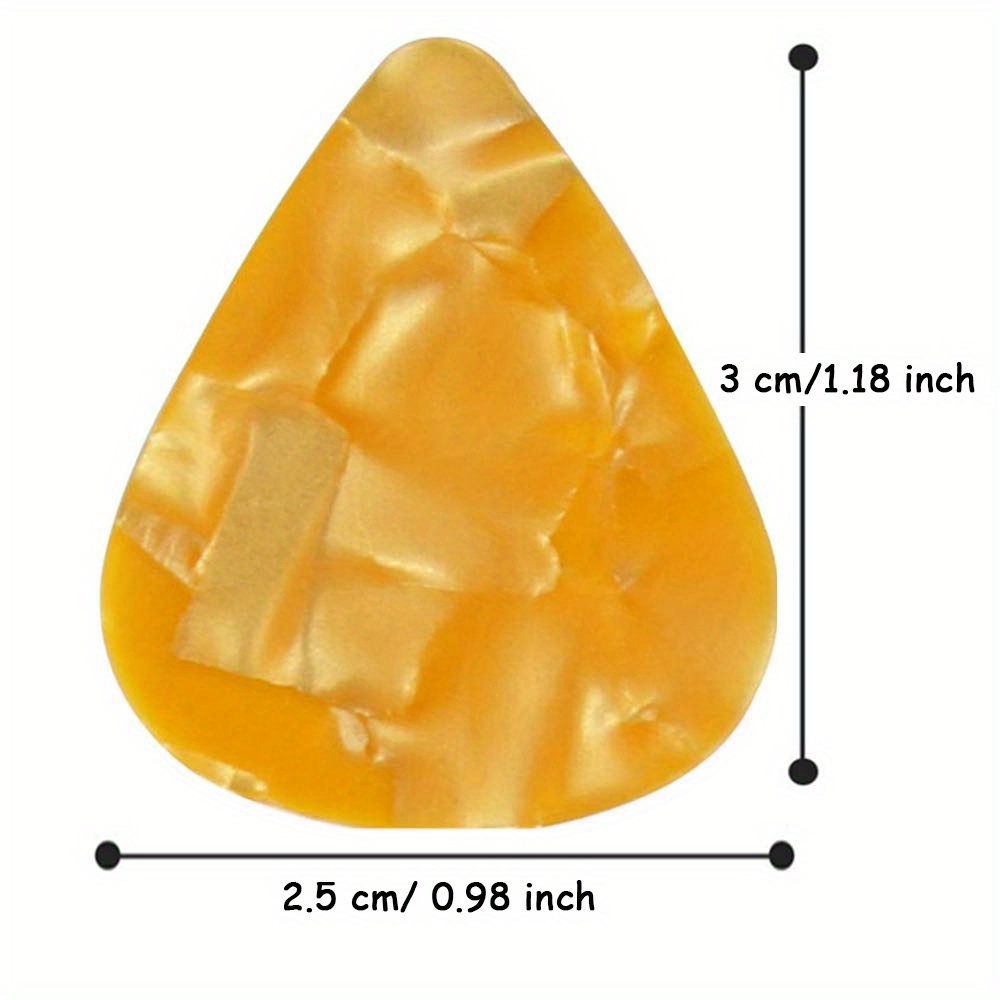 Upgrade Your Guitar Playing with 15/30/60pcs of 0.46mm Thickness Guitar/Ukulele Picks - Suitable for Bass, Electric & Acoustic Guitars!