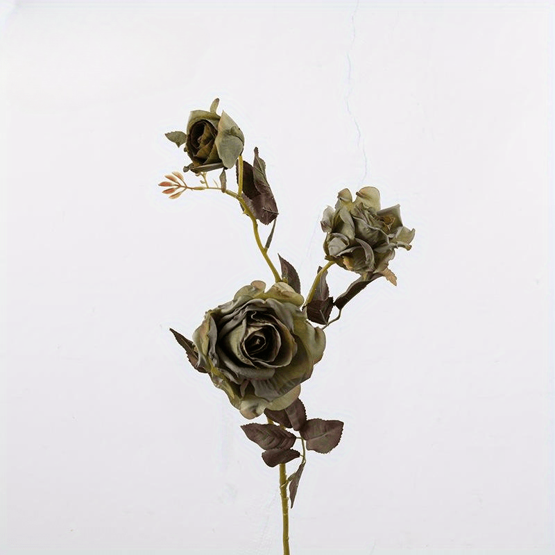 Artificial Fall Rose Simulation Rose Flower Bouquet Fake - Temu