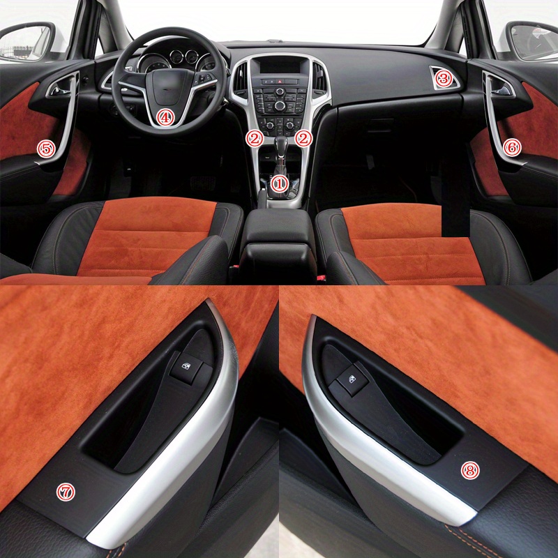 Für Opel Astra J P10 Buick Excelle GT XT Auto Styling Carbon Faser Auto  Interior Center Konsole Farbe Ändern Form Aufkleber Decals268C Von 19,51 €