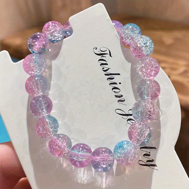 NEW 'starry Night' Beaded Bracelets Pink Bracelets 