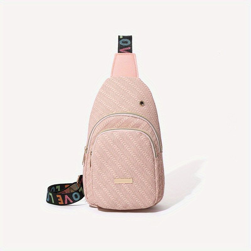 Bolso De Hombro Bolso de pecho para mujer, correa ajustable para